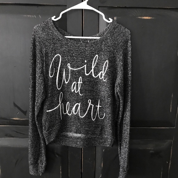 Stranded "Wild at Heart" Lightweight sweater - Picture 3 of 3